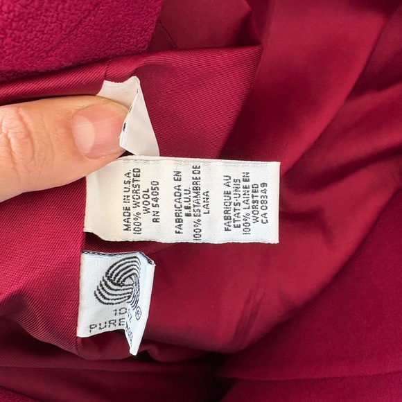 VINTAGE Rena Rowan Berry Blazer - Picture 3 of 5